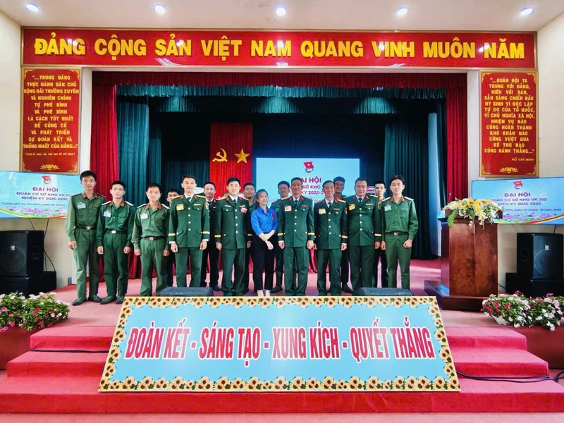 Đoàn cơ sở Kho VK 102 tổ chức Đại hội nhiệm kỳ 2025 - 2030