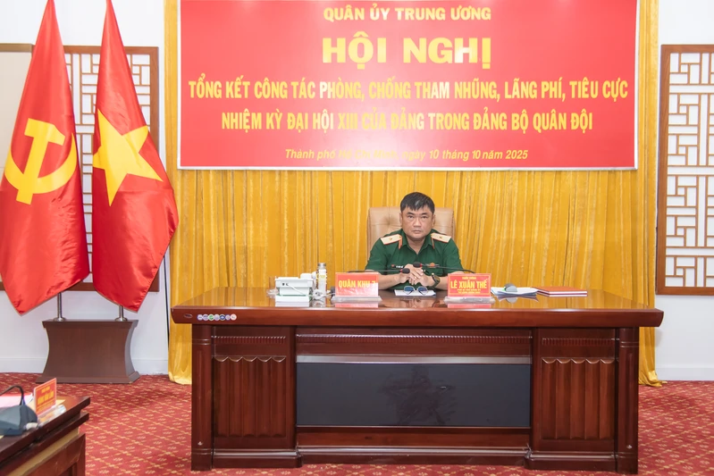 Quân ủy Trung ương Tổng kết công tác phòng, chống tham nhũng, lãng phí, tiêu cực nhiệm kỳ Đại hội XIII của Đảng