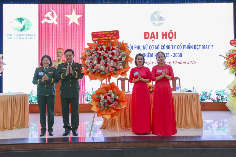Đại hội Đại biểu Hội Phụ nữ cơ sở Công ty Cổ phần Dệt may 7 nhiệm kỳ 2025–2030
