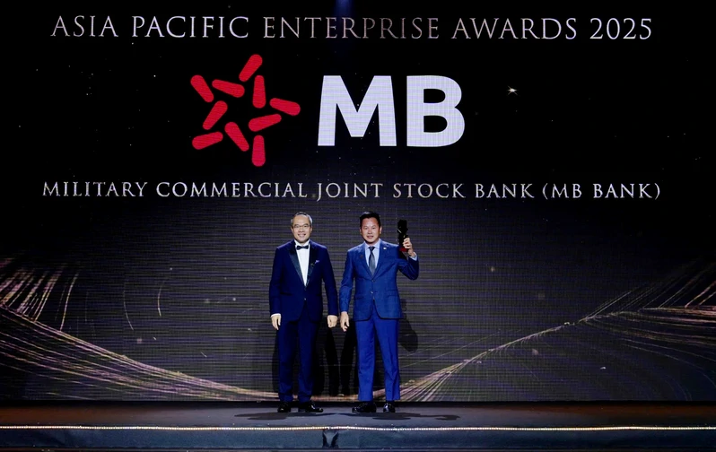 MB lần thứ sáu liên tiếp được vinh danh “Doanh nghiệp xuất sắc châu Á” năm 2025
