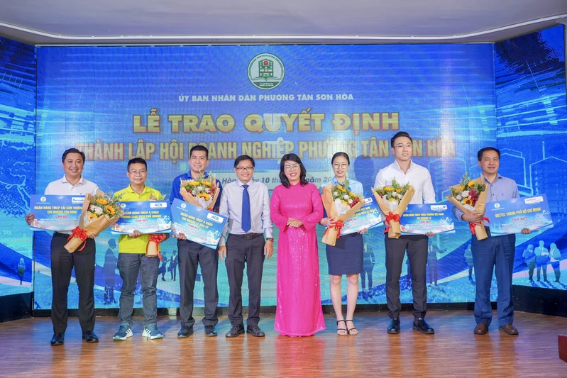 Phường Tân Sơn Hoà đồng hành cùng doanh nghiệp phát triển 