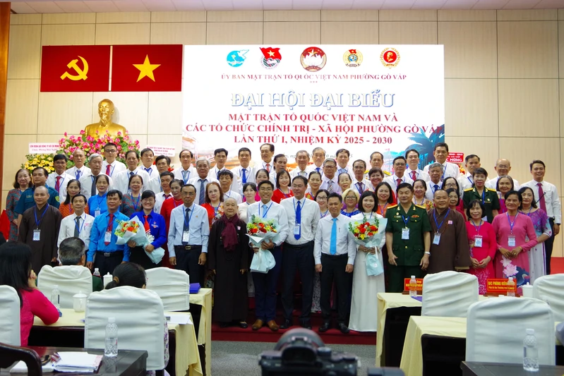 Đại hội đại biểu MTTQ Việt Nam phường Gò Vấp lần thứ I, nhiệm kỳ 2025 - 2030 thành công tốt đẹp