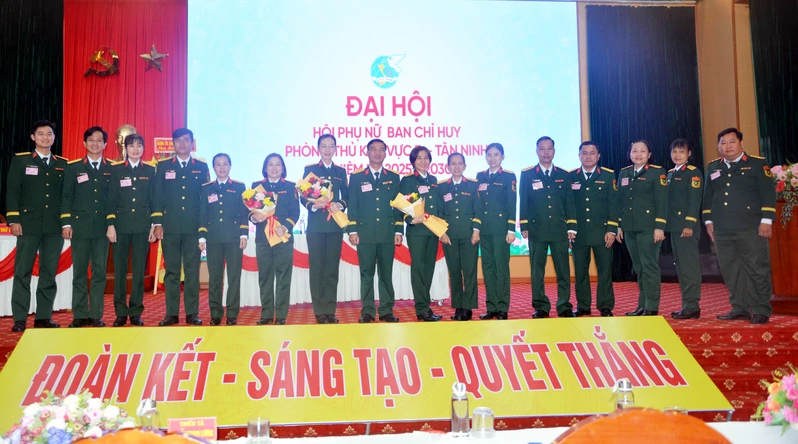 Đại hội Hội Phụ nữ Ban Chỉ huy Phòng thủ khu vực 3 – Tân Ninh nhiệm kỳ 2025 – 2030 thành công tốt đẹp