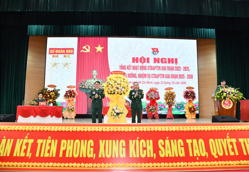 Sư đoàn 9 tổng kết công tác Đoàn và phong trào thanh niên giai đoạn 2022 – 2025 