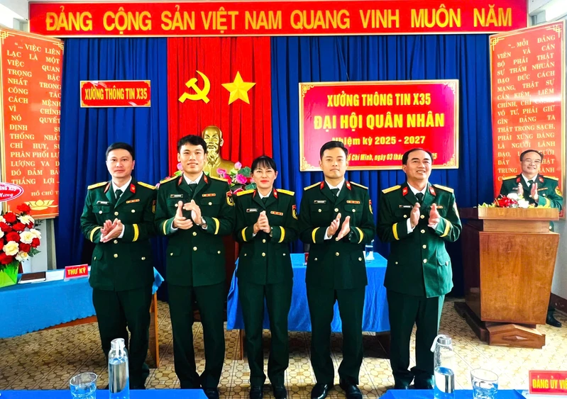 Xưởng X35, Phòng Thông tin tổ chức thành công Đại hội quân nhân nhiệm kỳ 2025 – 2027