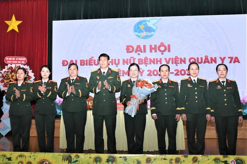 Hội phụ nữ Bệnh viện Quân y 7A tổ chức Đại hội đại biểu nhiệm kỳ 2025 - 2030