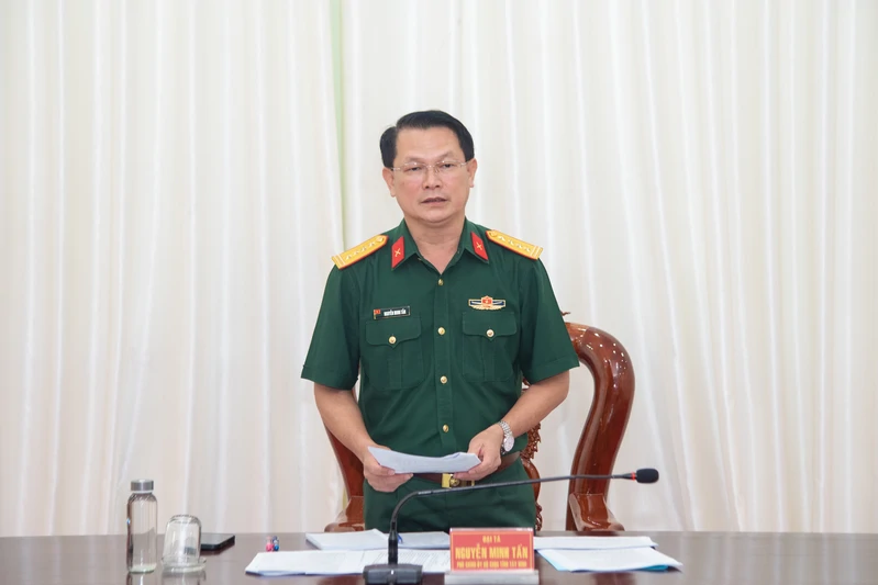 Khối thi đua quân sự địa phương bình xét khen thưởng phong trào thi đua quyết thắng năm 2025