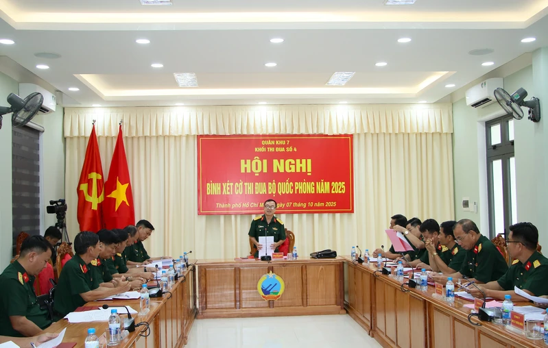 Khối thi đua số 4 bình xét cờ thi đua Bộ Quốc phòng năm 2025
