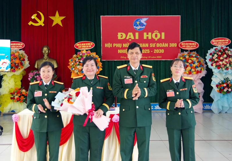 Đại hội Phụ nữ cơ quan Sư đoàn 309 nhiệm kỳ 2025 - 2030 thành công tốt đẹp