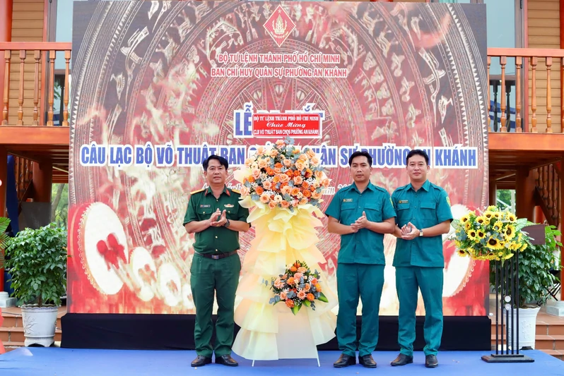 Ban CHQS phường An Khánh ra mắt Câu lạc bộ Võ thuật
