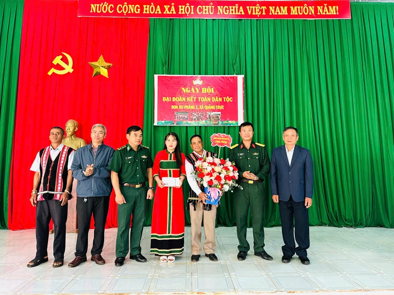 Ngày hội đại đoàn kết ở bon Bu Prăng 1, xã Quảng Trực, tỉnh Lâm Đồng