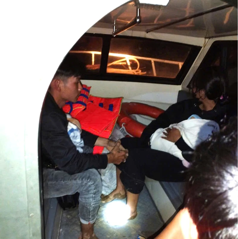 Ban Chỉ huy phòng thủ khu vực 3 – Bảo Lâm kịp thời đưa cháu bé 5 tháng tuổi bị ho, sốt cao đi cấp cứu