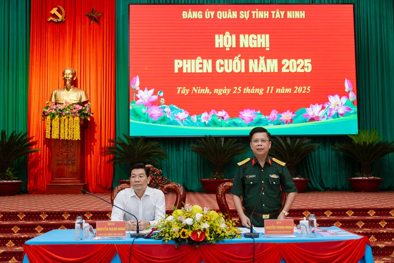 Đảng ủy Quân sự tỉnh Tây Ninh lãnh đạo thực hiện thắng lợi nhiệm vụ năm 2025
