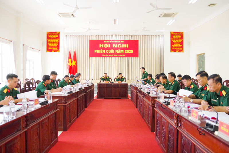 Sư đoàn 309 hoàn thành toàn diện các chỉ tiêu năm 2025