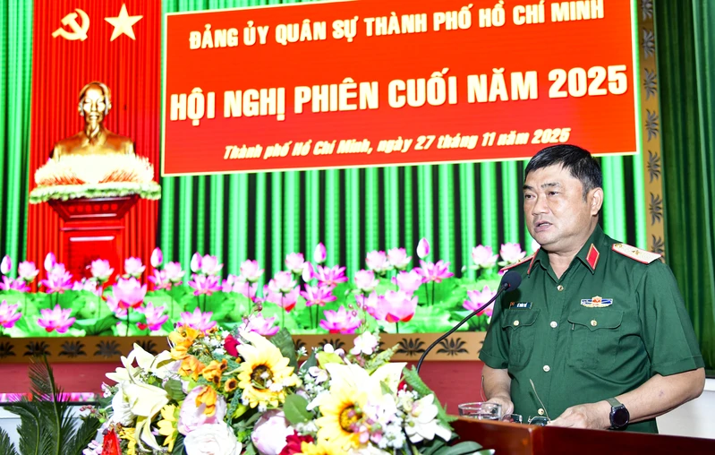 Đảng ủy Quân sự Thành phố Hồ Chí Minh lãnh đạo thực hiện thắng lợi các nhiệm vụ năm 2025