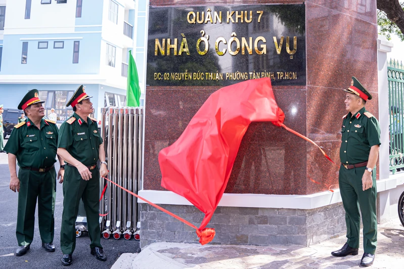 Bộ Tư lệnh Quân khu 7 khánh thành nhà ở công vụ khối cơ quan Quân khu bộ