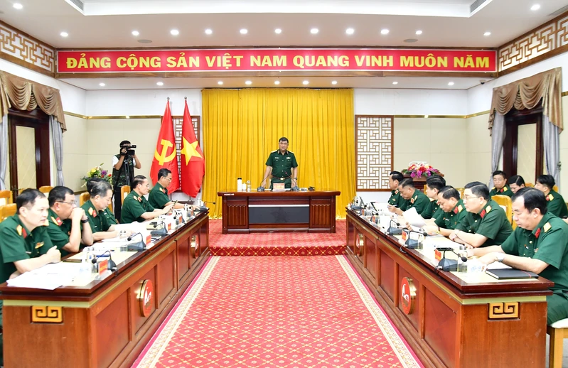 Bộ Tư lệnh Quân khu 7 thông qua thiết kế sân khấu, trang trí Lễ kỷ niệm 80 năm Ngày truyền thống Quân khu 