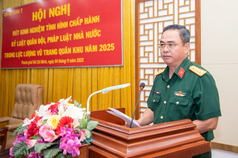 LLVT Quân khu 7 chấp hành nghiêm pháp luật Nhà nước, kỷ luật Quân đội, đảm bảo an toàn