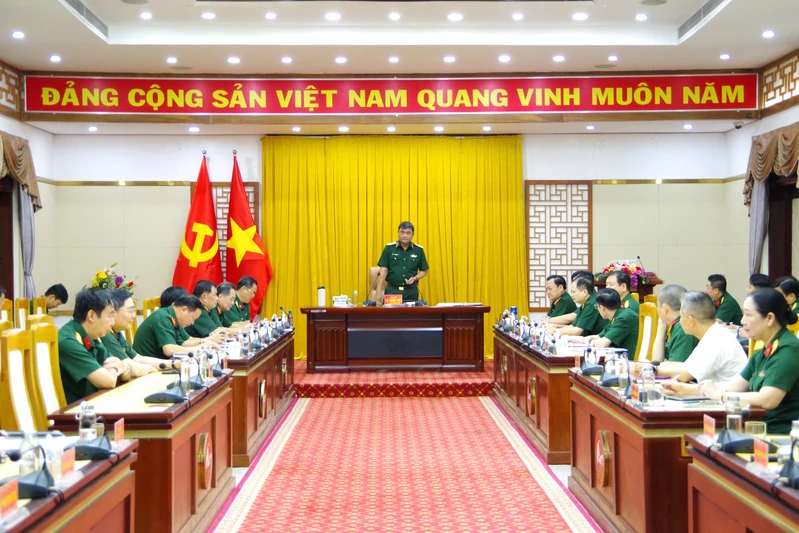 Bộ Tư lệnh Quân khu 7 thông qua thiết kế sân khấu, triển lãm Lễ kỷ niệm 80 năm Ngày truyền thống Quân khu