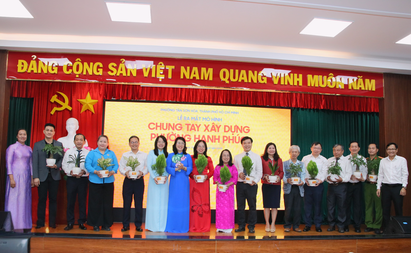 Phường Tân Sơn Hòa ra mắt mô hình “chung tay xây dựng phường hạnh phúc”
