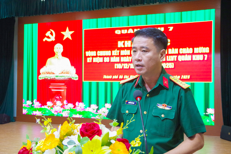 Khai mạc giải thể thao chào mừng kỷ niệm 80 năm ngày truyền thống Quân khu 7