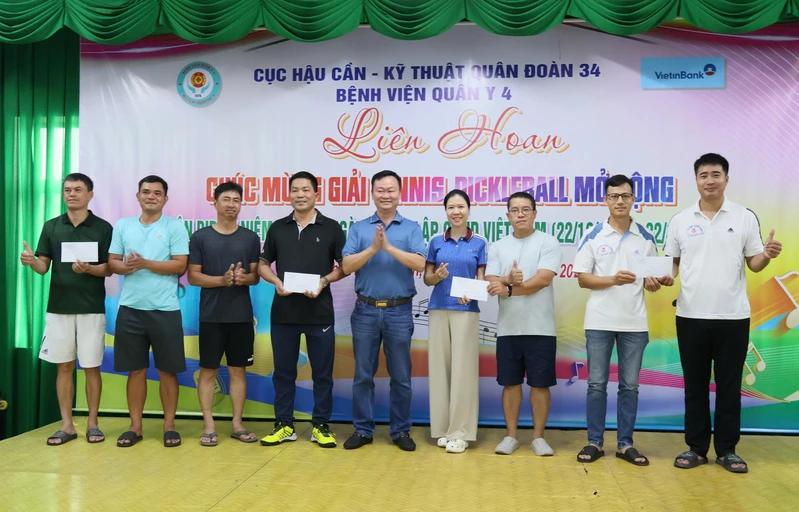 Bệnh viện Quân y 4 tổ chức Giải Quần vợt và Pickleball chào mừng kỷ niệm 81 năm Ngày thành lập Quân đội nhân dân Việt Nam