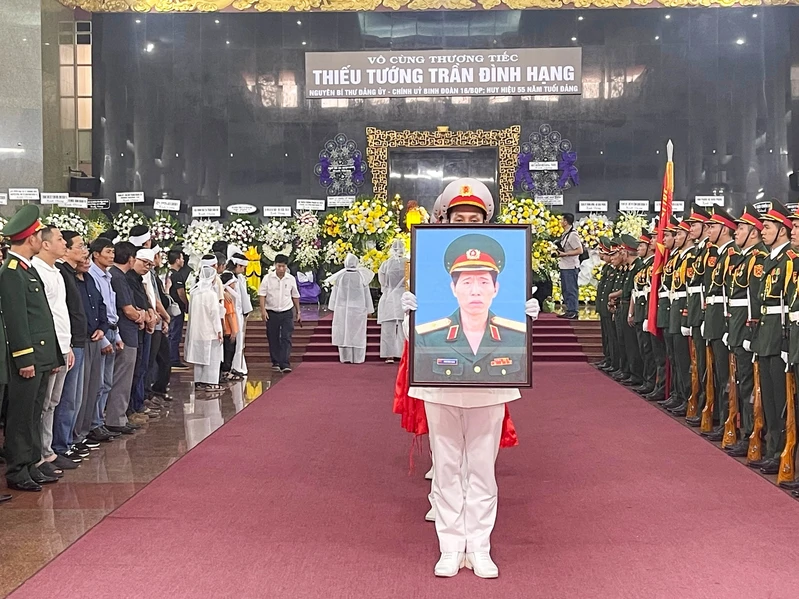 Thiếu tướng Trần Đình Hạng nguyên Bí thư Đảng ủy, nguyên Chính ủy Binh đoàn 16 từ trần