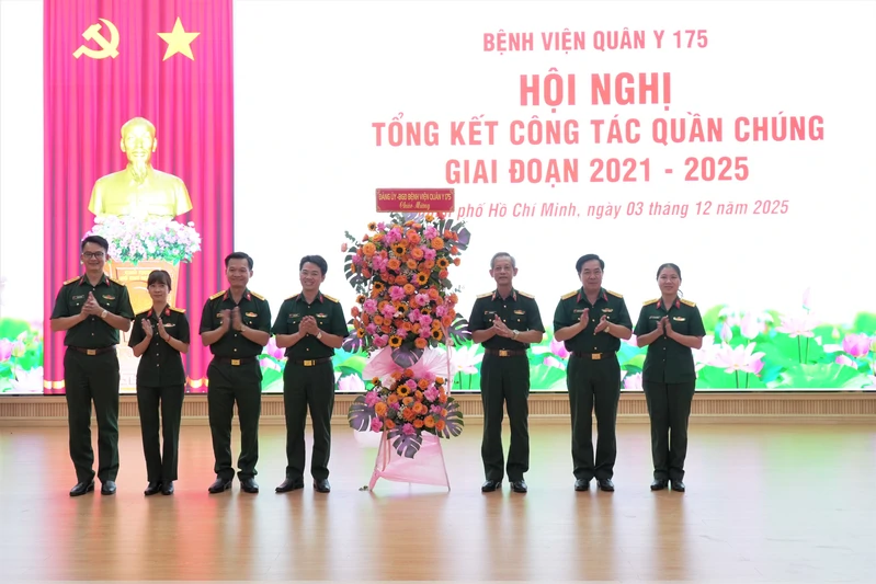 Bệnh viện Quân y 175 tổng kết công tác quần chúng giai đoạn 2021-2025