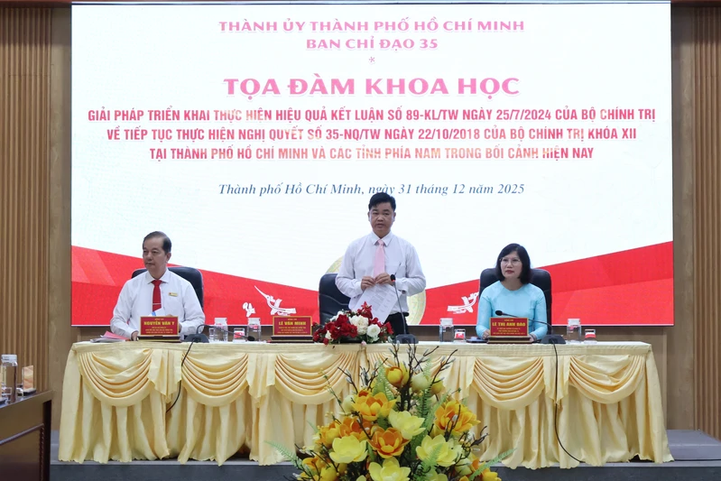 Ban Chỉ đạo 35, Thành ủy TP. Hồ Chí Minh tổ chức tọa đàm khoa học về bảo vệ nền tảng tư tưởng của Đảng