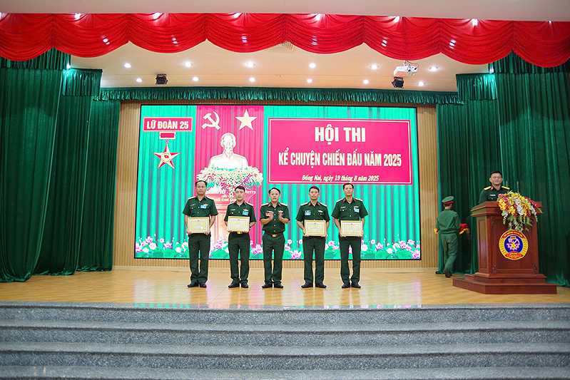Lữ đoàn 25 tổ chức Hội thi kể chuyện chiến đấu năm 2025
