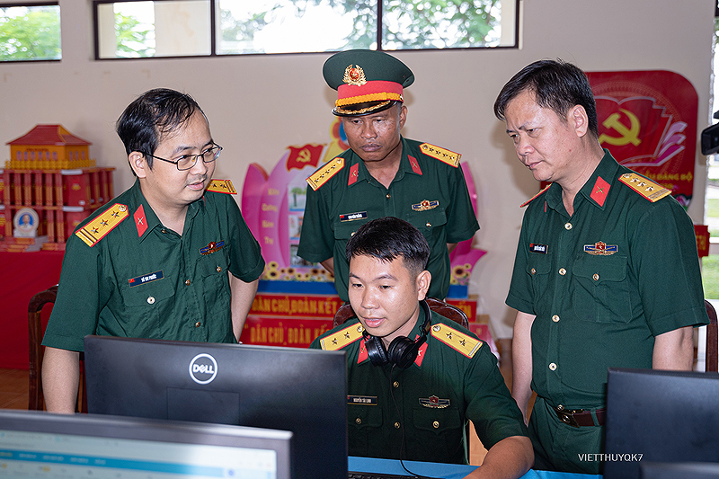 Bộ Tư lệnh 86 kiểm tra công tác chuyển đổi số tại Sư đoàn 5