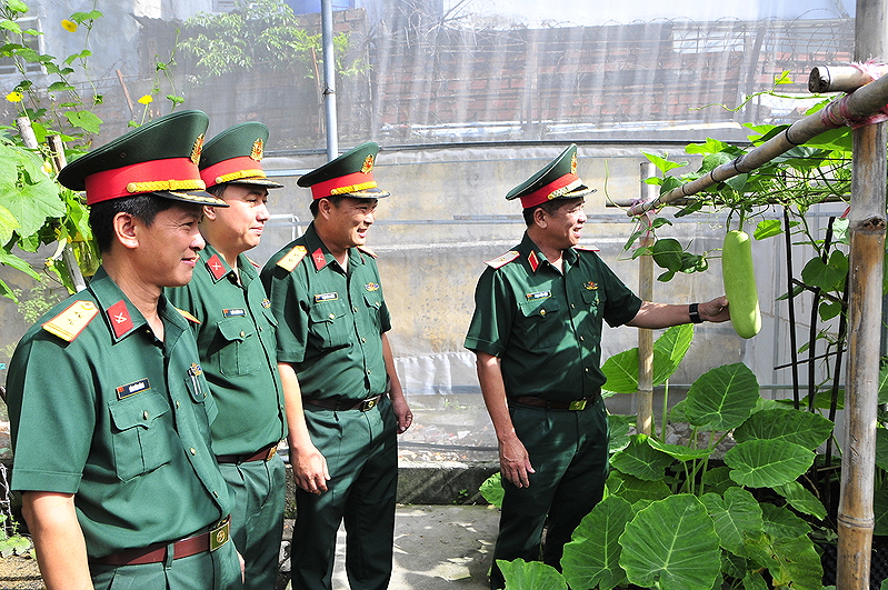Bộ Tư lệnh Thành phố Hồ Chí Minh kiểm tra Trung đoàn Gia Định.