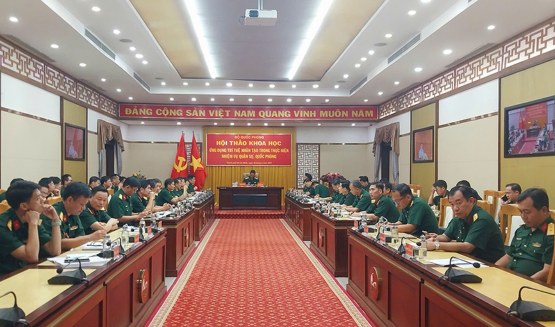 Hội thảo khoa học ứng dụng trí tuệ nhân tạo trong thực hiện nhiệm vụ quân sự, quốc phòng