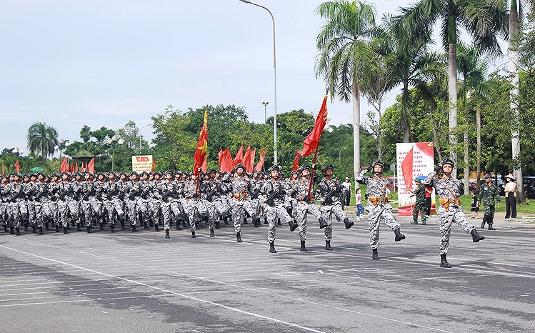 Tổng hợp luyện diễu binh, diễu hành lần đầu tại Quảng trường Ba Đình tối nay
