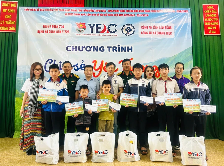 Mang “Chia sẻ yêu thương” đến đồng bào dân tộc thiểu số tại Lâm Đồng