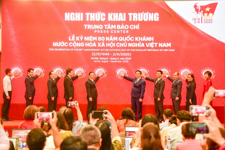 Khai trương Trung tâm Báo chí phục vụ lễ kỷ niệm 80 năm Quốc khánh nước Cộng hòa XHCN Việt Nam
