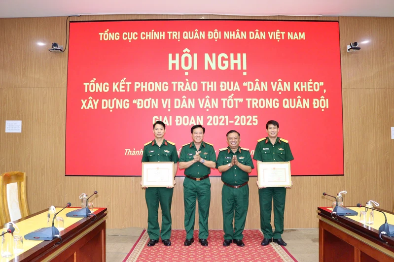 Hội nghị tổng kết Phong trào thi đua “Dân vận khéo”, xây dựng “Đơn vị dân vận tốt” giai đoạn 2021 - 2025 
