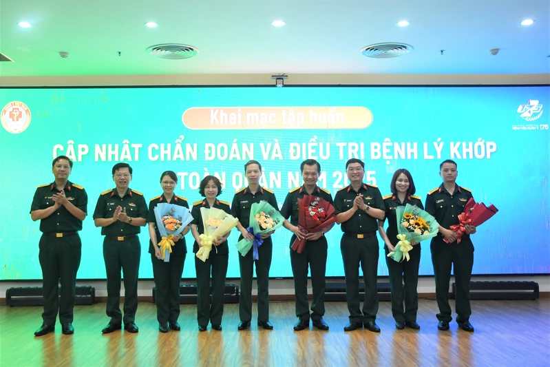 Bệnh viện 175 tập huấn Cập nhật chẩn đoán và điều trị bệnh lý khớp toàn quân năm 2025