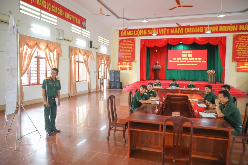 Hội thi Tiểu đoàn trưởng, Chính trị viên Tiểu đoàn bộ binh và binh chủng: Thí sinh sôi nổi tranh tài ngày thi thứ 3