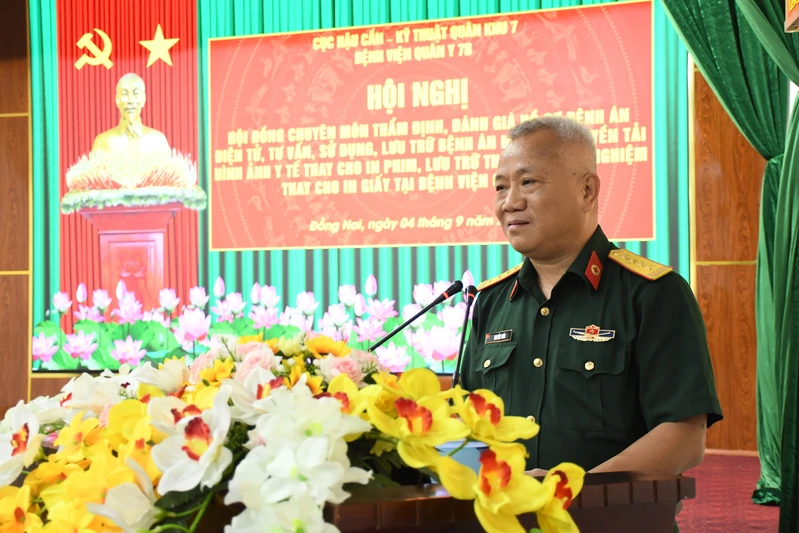 Bệnh viện Quân y 7B tổ chức Hội nghị thẩm định triển khai bệnh án điện tử