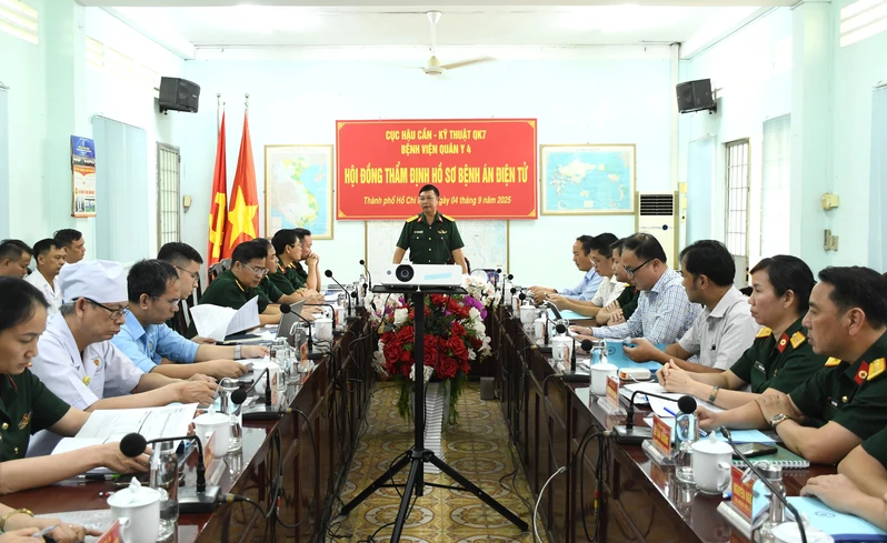 Hội nghị thẩm định triển khai bệnh án điện tử tại Bệnh viện Quân y 4