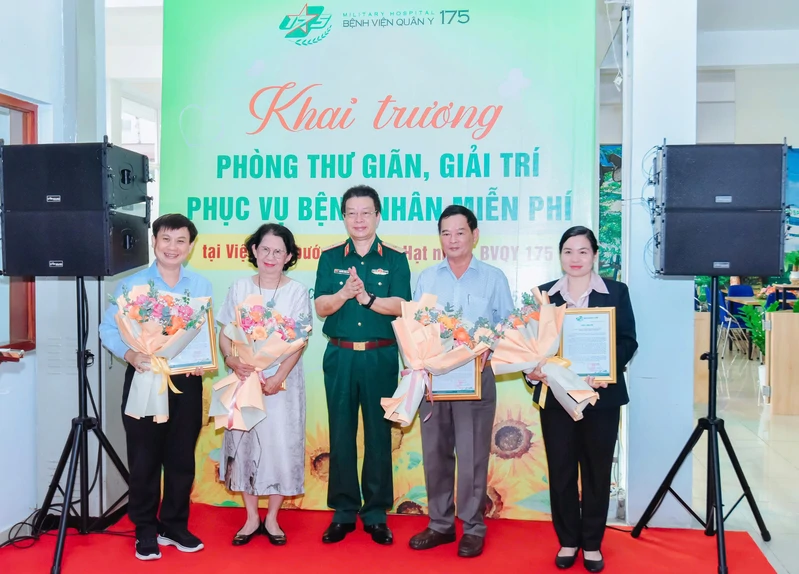 Bệnh viện Quân y 175 khai trương phòng thư giãn, giải trí miễn phí