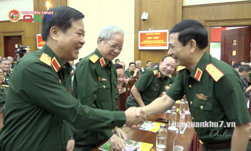 MEDIA: Quân ủy Trung ương, Bộ Quốc phòng gặp mặt cán bộ cao cấp Quân đội các thời kỳ khu vực phía Nam