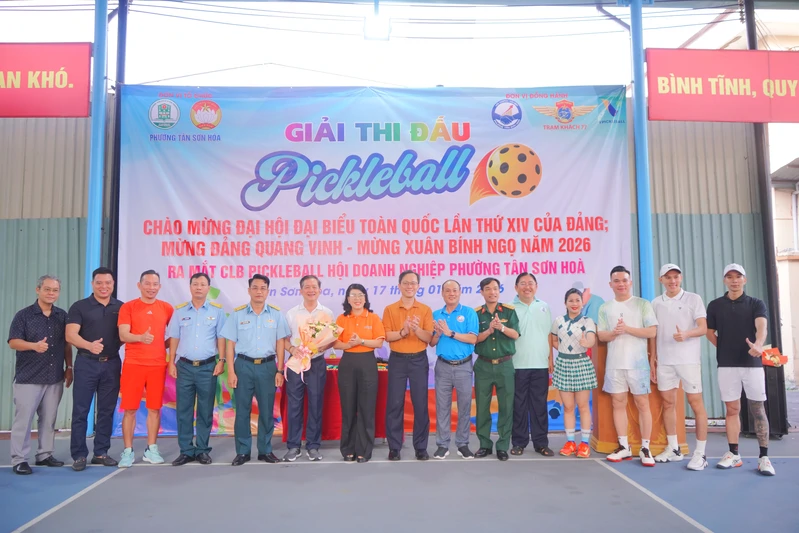 Phường Tân Sơn Hòa tổ chức hội thao "Mừng đảng quang vinh – Mừng xuân bính ngọ” năm 2026
