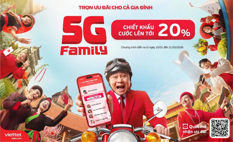 Viettel Telecom ra mắt giải pháp “5G Family” - Kết nối gia đình thời đại số qua câu chuyện của NSND Tự Long
