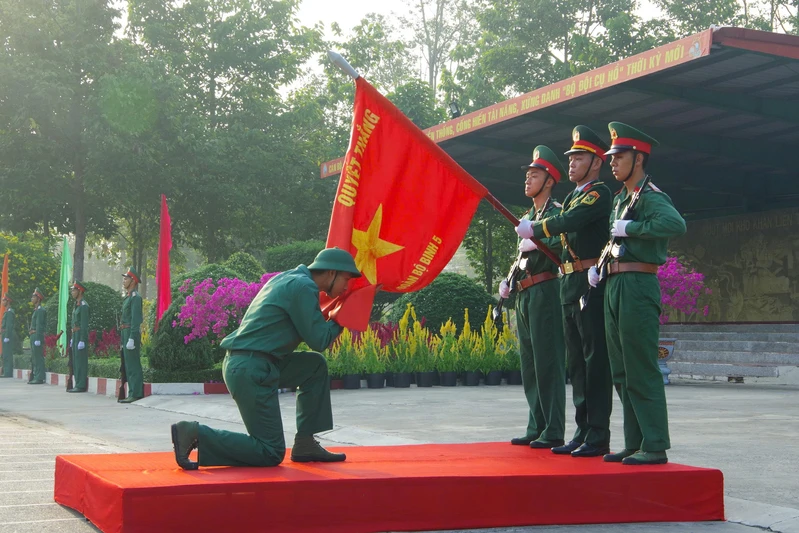 Trung đoàn 5, Sư đoàn 5 tiễn quân nhân hoàn thành nghĩa vụ quân sự năm 2026 
