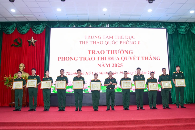 Trung tâm Thể dục thể thao Quốc phòng II hoàn thành thắng lợi nhiệm vụ năm 2025