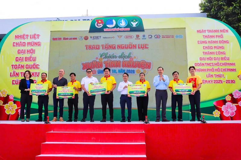 Thành phố Hồ Chí Minh ra quân Chiến dịch Xuân tình nguyện 2026