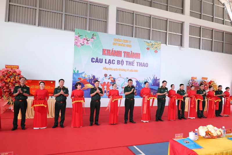 Sư đoàn 302, Quân khu 7 khánh thành Câu lạc bộ thể thao