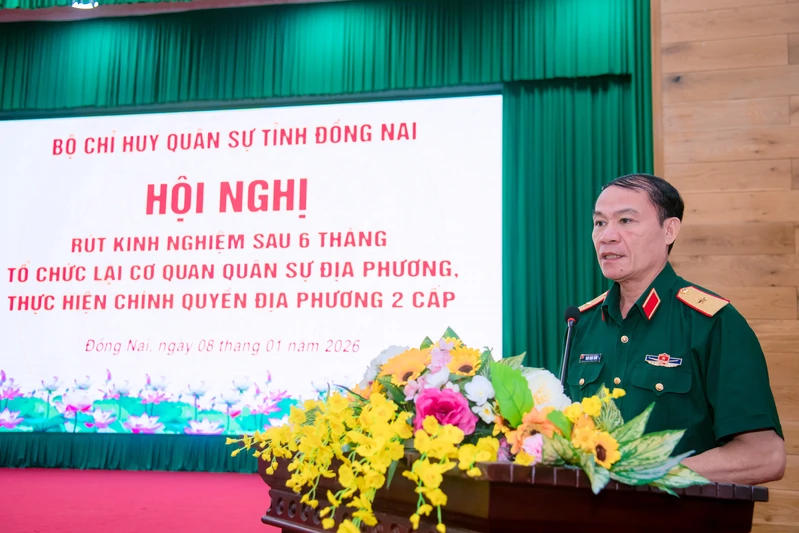 Lực lượng vũ trang tỉnh Đồng Nai vận hành hiệu quả mô hình quân sự địa phương 2 cấp
